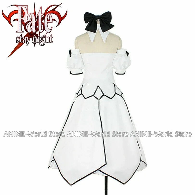 《Custom Size》Fate Grand Order Saber Lily Altria Pendragon Cosplay Costume Female White Dress Carnival Halloween Dresses Anime