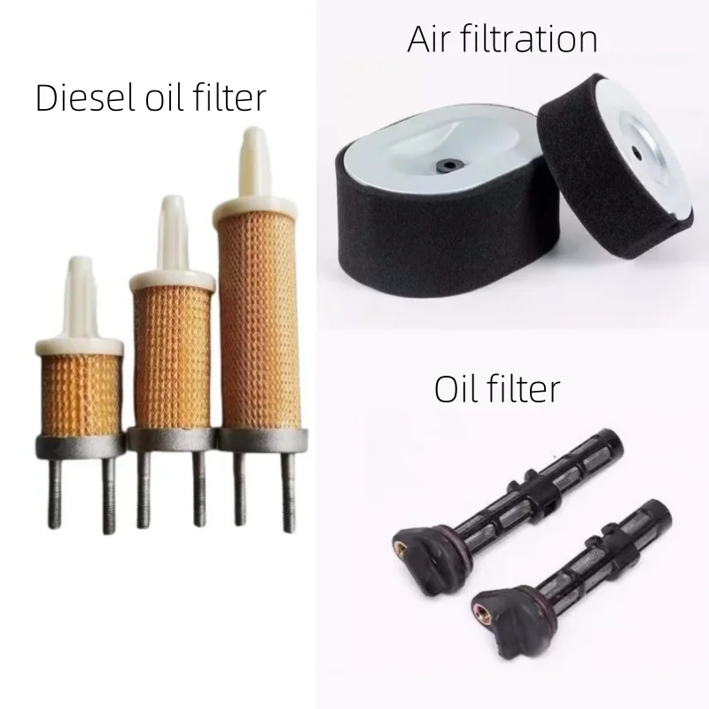 AIR FILTER DIESEL FILTER OIL FILTER SINGLE CYLINDER AIR COOLED DIESEL ENGINE 170 173F 178F 186F 188F 192 195 198 1100 1102 1105F