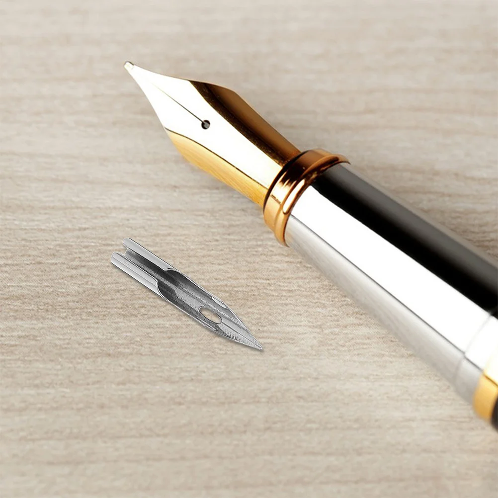 

15Pcs Fine 0.28mm Metal Dip Pen Nibs Fountain Pen Tips for Calligraphy Drawing Writing Art Replacement Tips Nibs