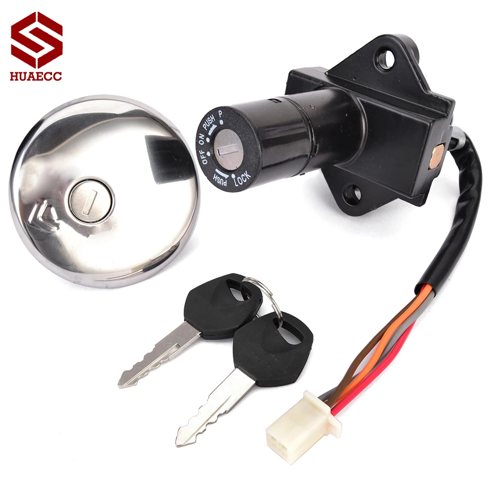 

Motorcycle Ignition Switch Locks Fuel Gas Tank Cap Key Set for Suzuki GN250 GN 250 1985-2001