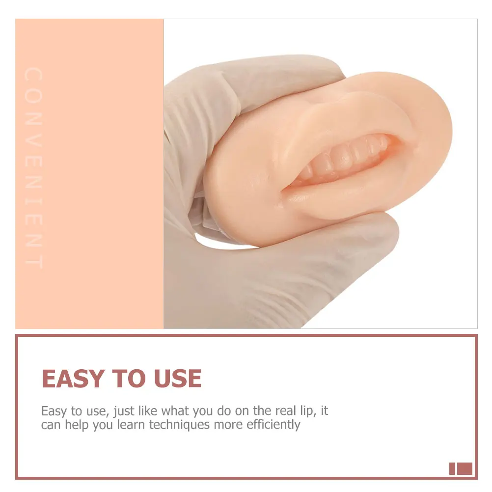 

Portable Fake Lip 5D Silicone Practice Module for Tattoos Piercing Realistic Skin Simulation Perfect Beginner Mold