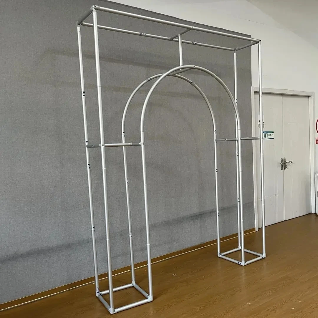 Ein Ständer mit einer Abdeckung, 3D-Türrahmen, offener Bogen für Weihnachtsfeier-Hintergrund, Fotobox-Hintergrund – Detail 5