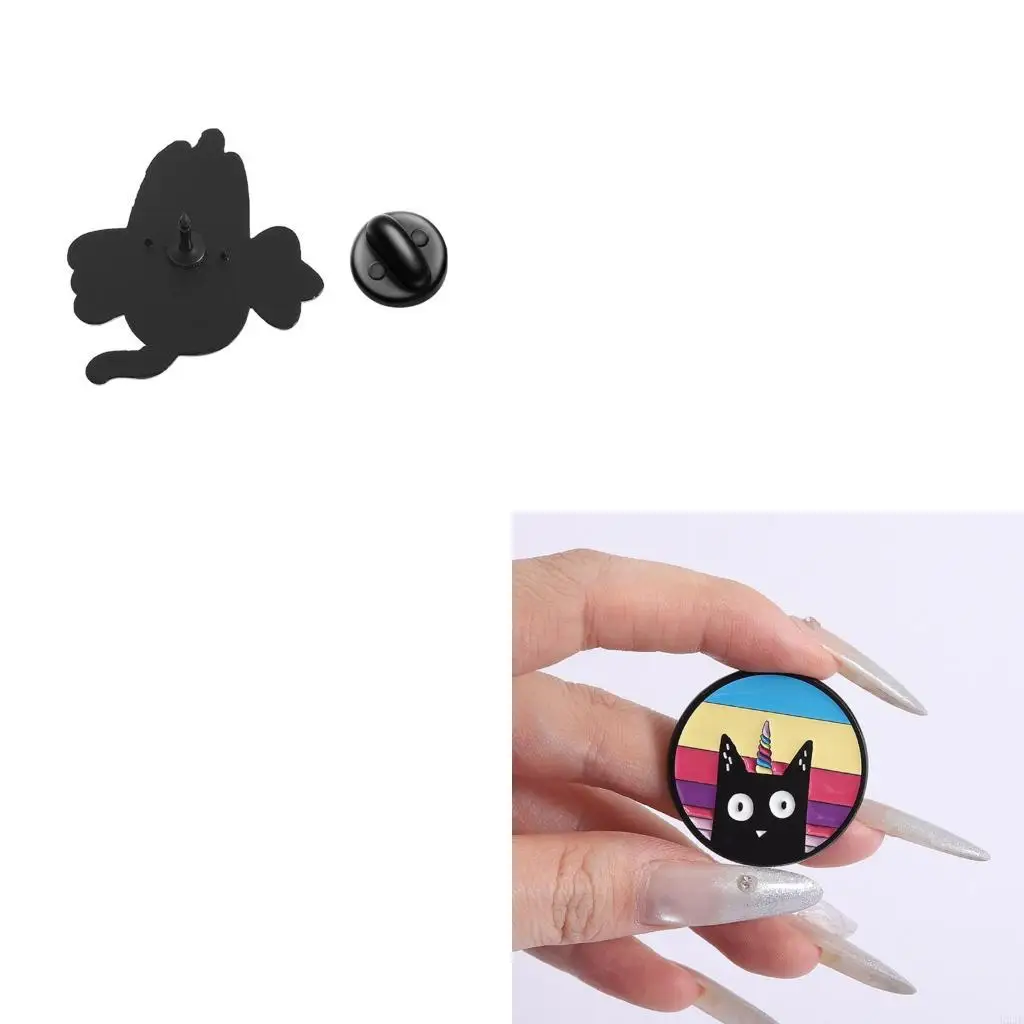 Брошь-«Капризные-черные-кошки-с-рогом»-прочная-булавка-из-сплава-подарочная-булавка-на-тему-животных-для-женщин-подростков