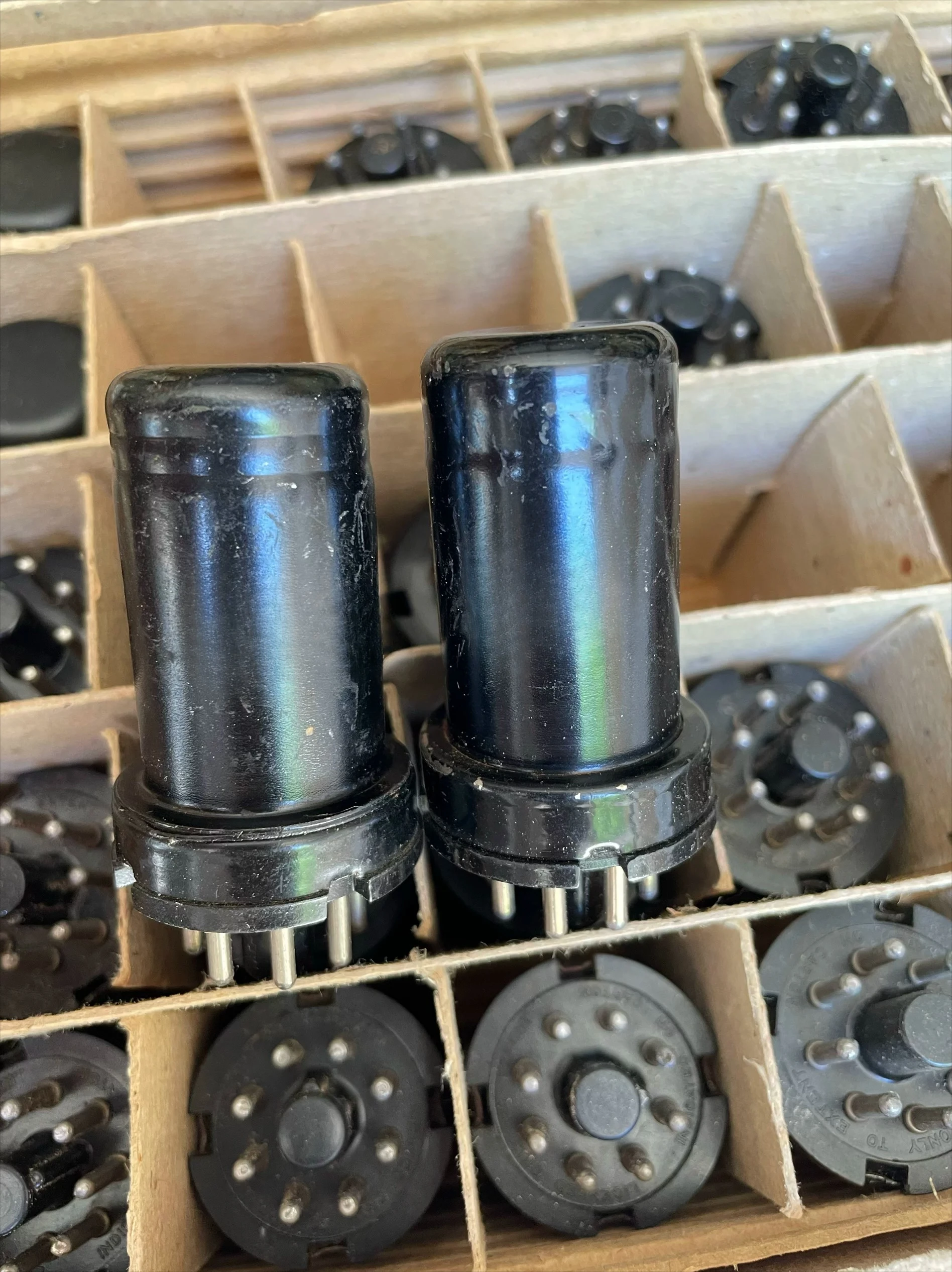 for USA  RCA 6SJ7 directly replaces 6J8P/6M8/5693, brand new 50s production paired electronic tubes