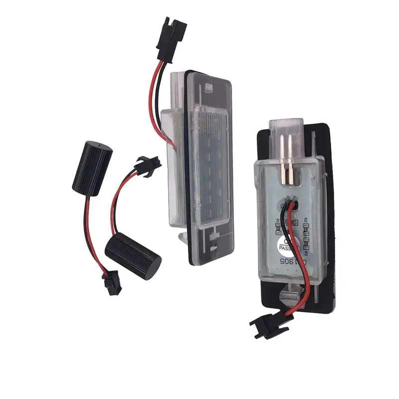 

2 шт. белые бесплатные SMD задние светодиодные фонари номерного знака 93180083 6223510 для Opel Vectra C Estate 2002 2003 2004 2005 2006 2007 2008