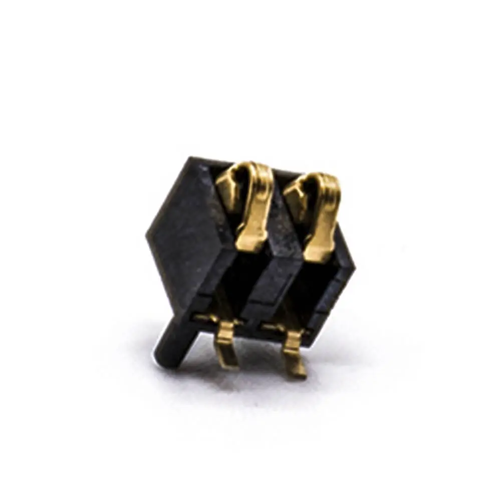 Rechargeable Battery Holder Connector 3.7V 2 Pin 2.5mm Pitch Gold Plated PCB Mount for DIY Electronics