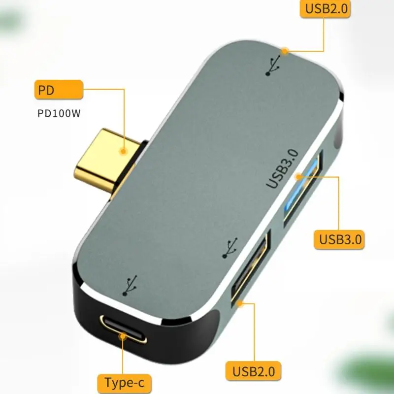 4-Port Tipe C Hub USB 3.0 2.0 Splitter Komputer Laptop Notebook Aksesoris untuk Macbook Ponsel Extender Gadget