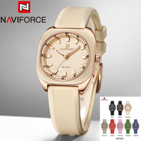 NAVIFORCE Women Watch Top Brand Luxury Fashion Original Lady Girl Wristwatch Silicone Rubber Bracelet Casual Female Clock 5061