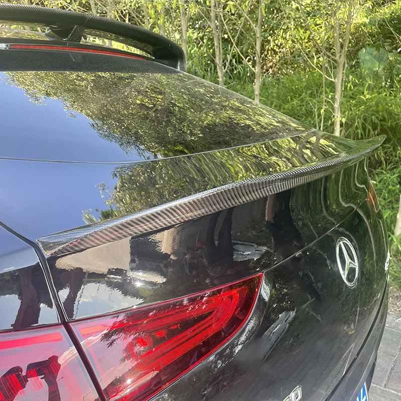 Suitable for Mercedes-Benz CLE350 CLE450 CLE53 high-quality dry carbon fiber rear trunk spoiler