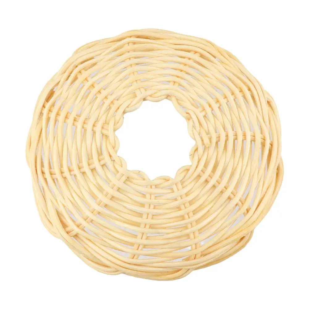 Retro Style Handwoven Rattan Lamp Shade Rustic Exquisite Chandelier Shade Lampshade Classic Creative Hanging Light Cover Bedroom