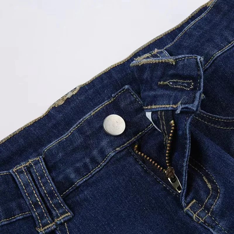 new streetwear brand female women girls low waist Denim shorts