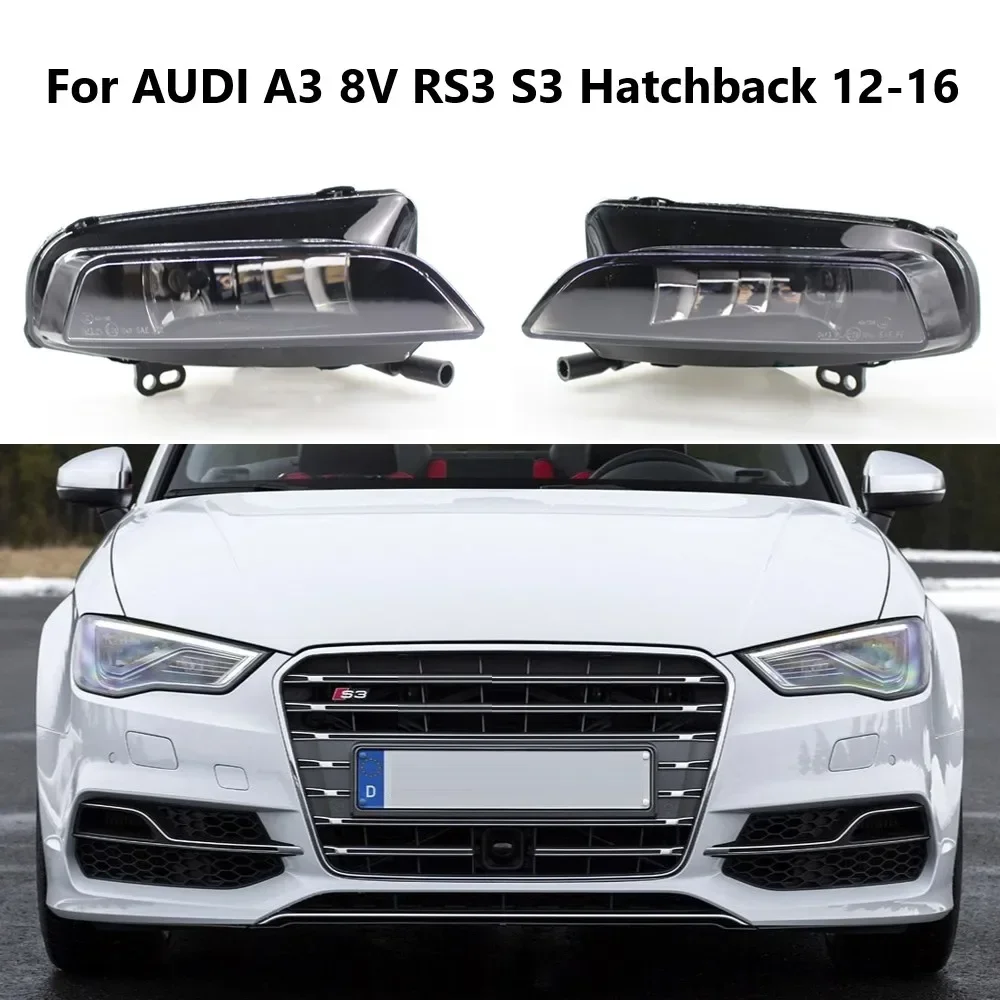 

8V0941699D 8V0941700D For AUDI A3 8V RS3 S3 Hatchback 2012 2013 2014 2015 2016 Pair Left&Right Fog Lamp Assembly With Bulbs