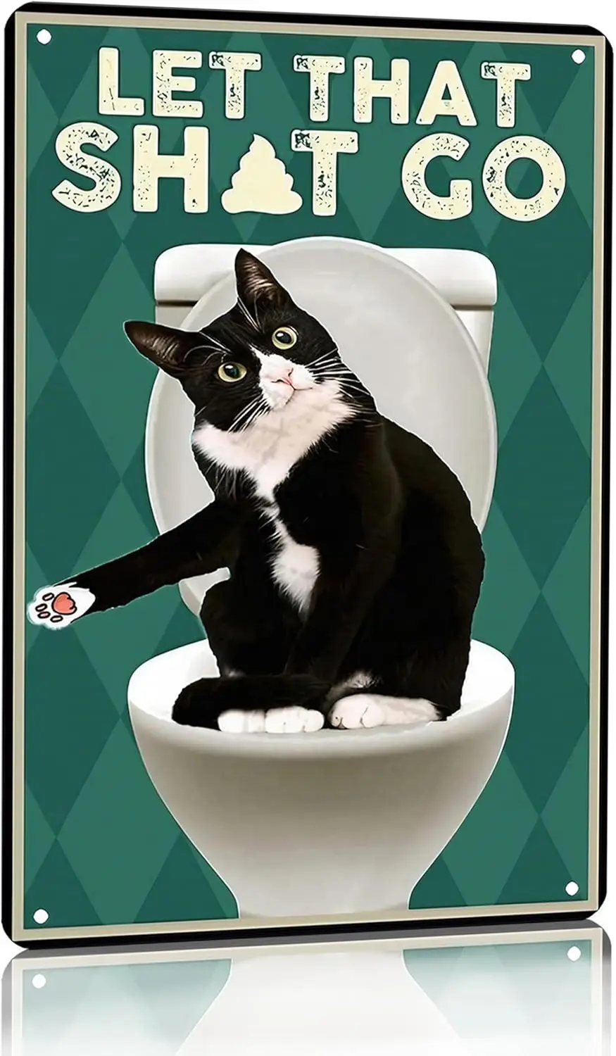 Funny Cat Bathroom … - image