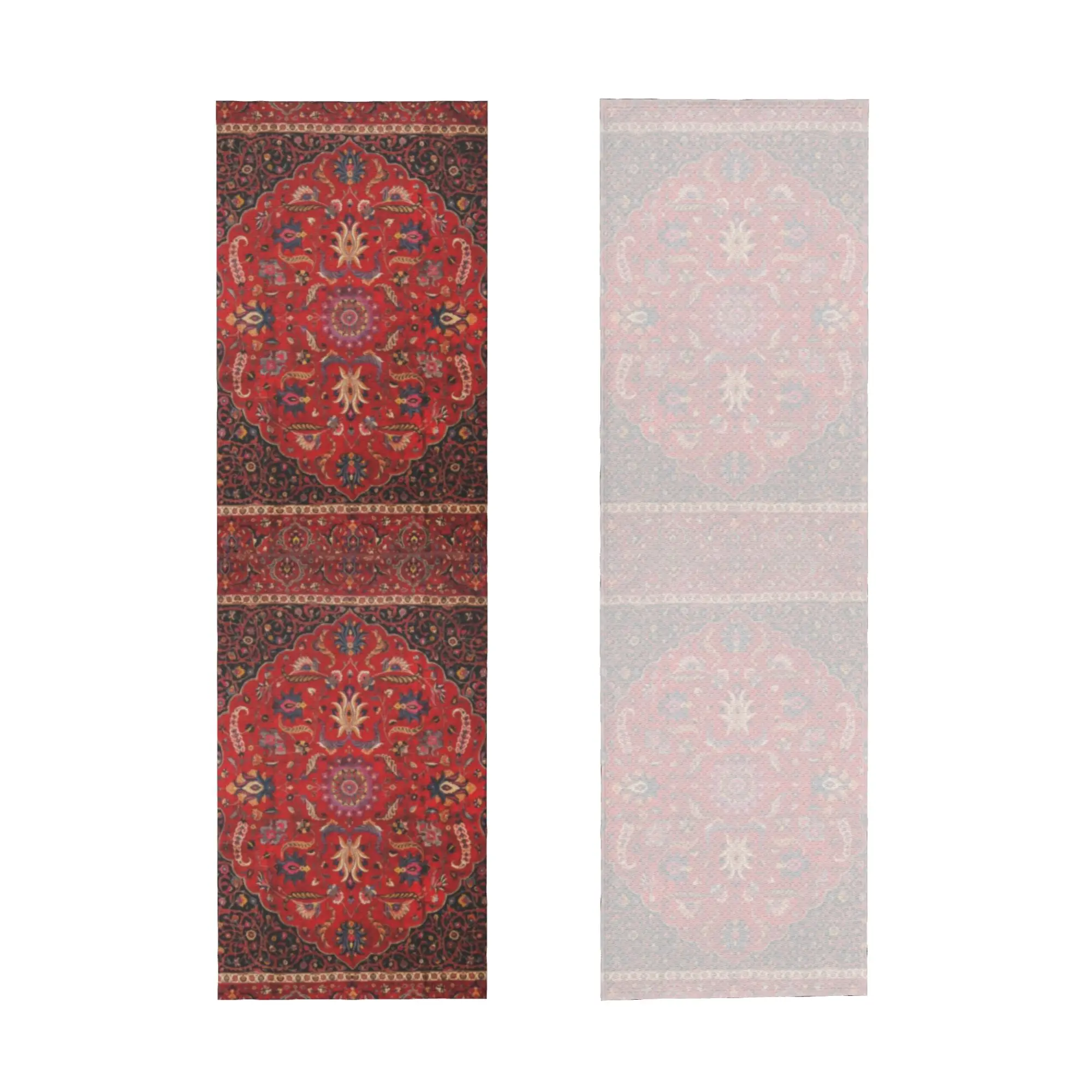 Antique Persian Red Rug Tribal Carpet Print Towel Quick Dry  Super Soft  Fitness and Outdoor Activities Towels