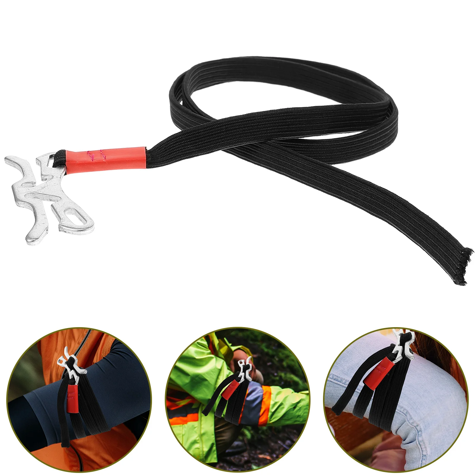 

One-handed Tourniquet Bandage Elastic Hemostatic Outdoor Sports Strap Portable Fixing Practical Nurses Safe Skin Friendly Quick