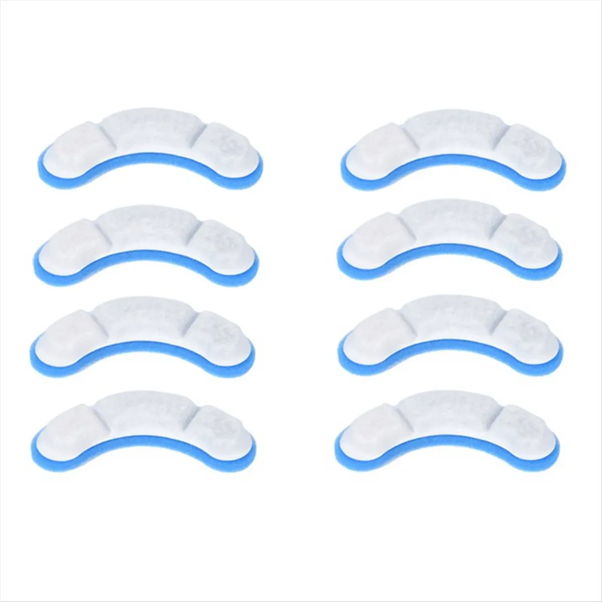 A75K 8PCS Cat Water Fountain Replacement Filter Elements Activated Carbon Filter for Dog Cats Pet Drinking Bowl Feeder Filter