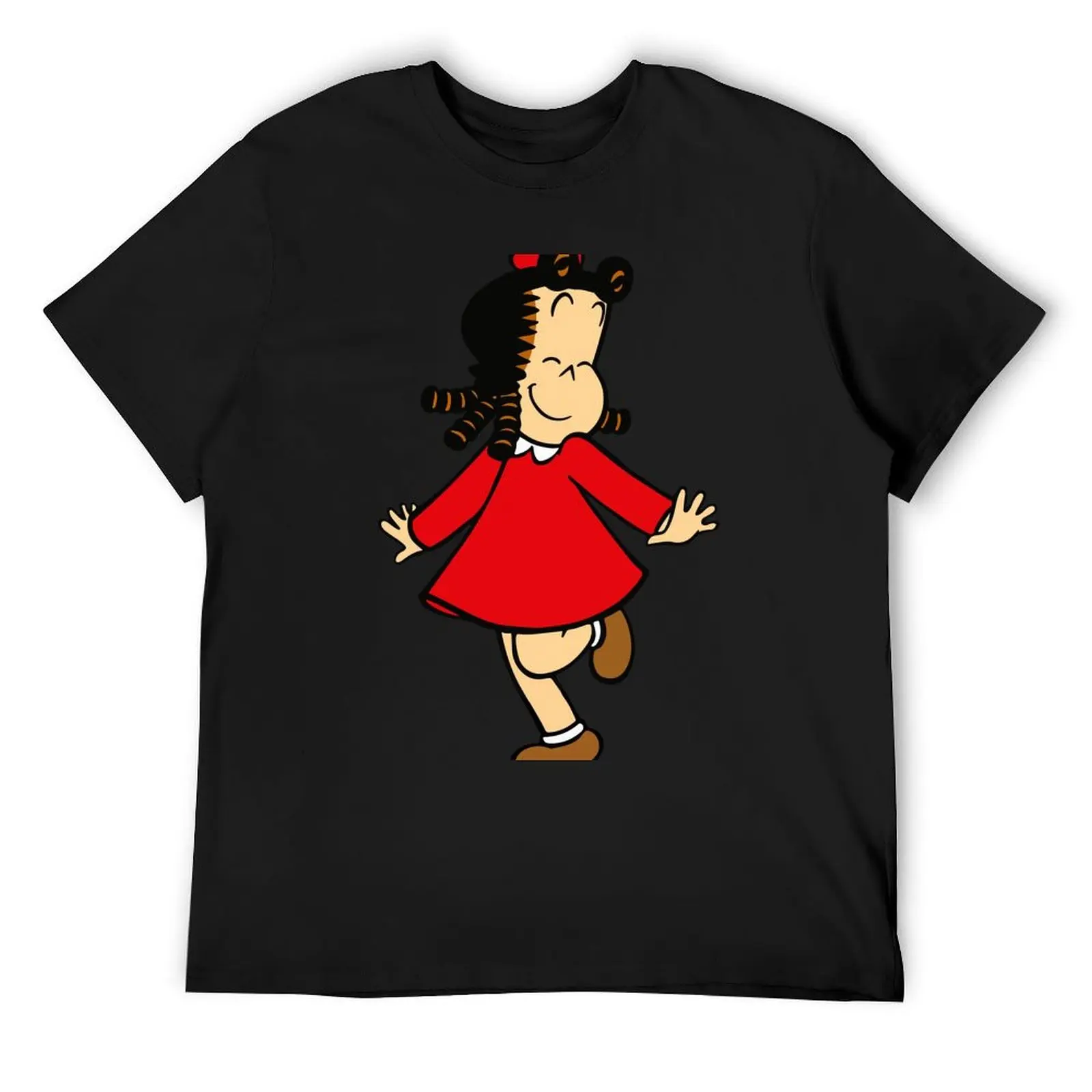 

Little Lulu - Walking T-Shirt tops Short sleeve tee graphic t shirts shirts graphic tee men t shirts high quality