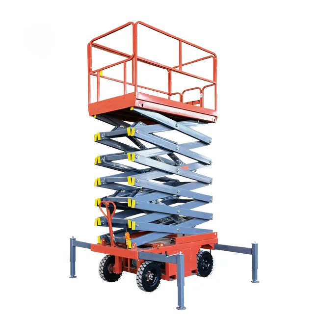 4-18m Aerial Skylift Mobile Lifter Electric Hydraulic Scissor Lift  Working Platform Self-propelled Aerial Scissor Lift Platform