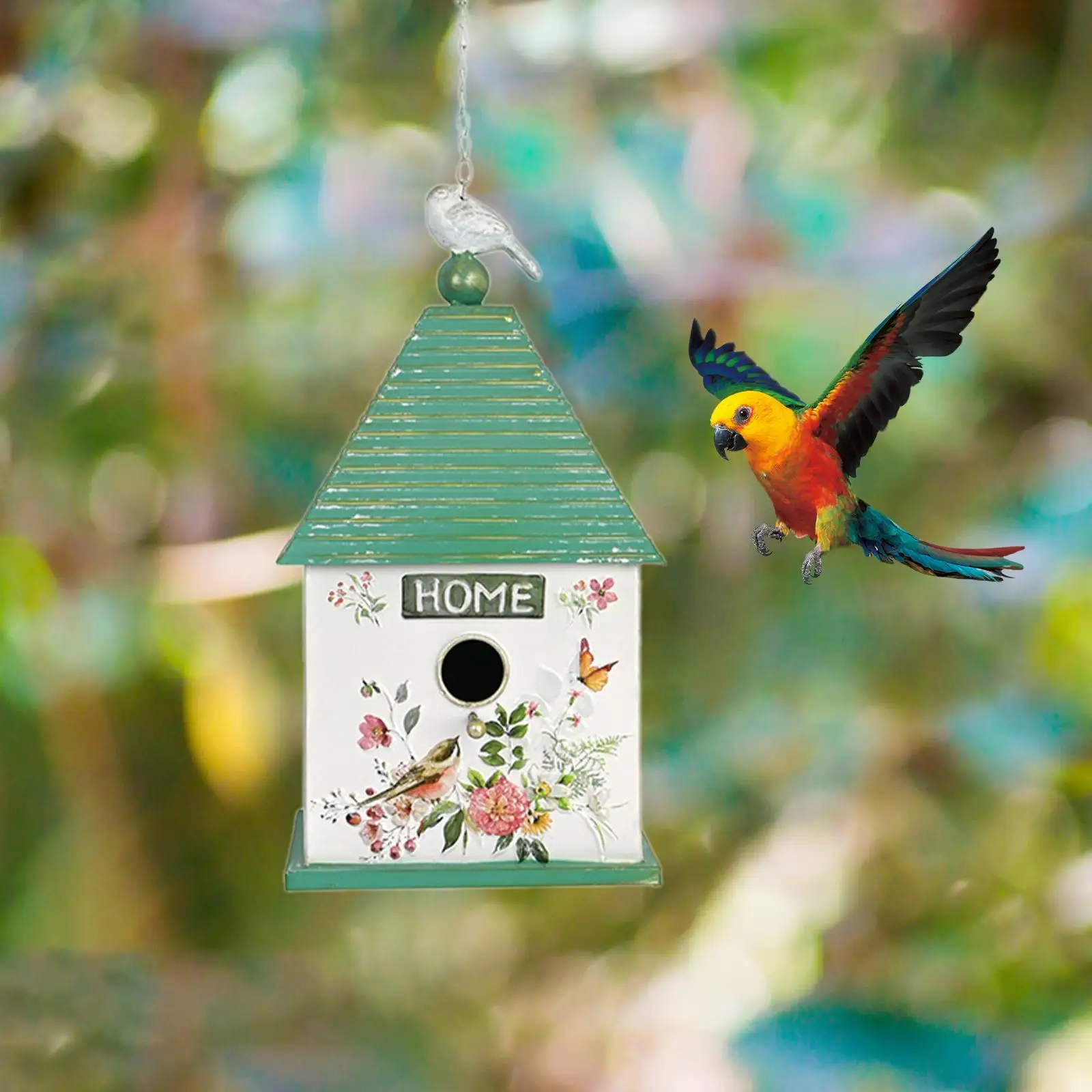 

Bird Houses for Outside Decoration Ornament for Outdoor Gift Nesting Box Decorative for Yard Backyard Balcony Farmhouse Patio