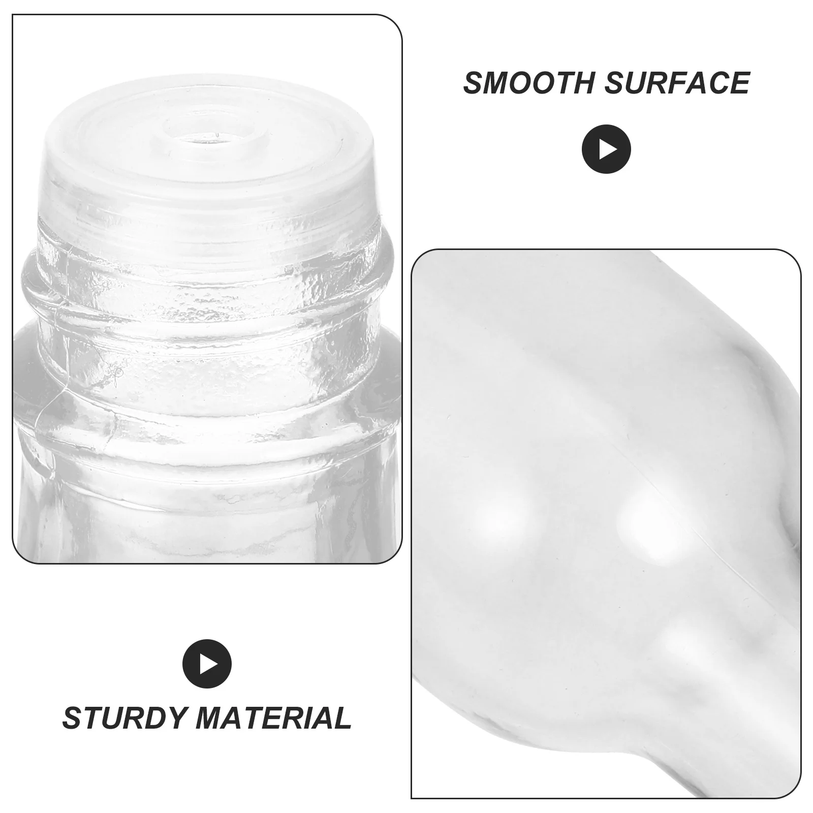 

6Pcs Glass Sauce Bottles Easy Wash Safe Storage for Various Condiments Salad Dressing Jam Ketchup Picnic Sauce Bottles