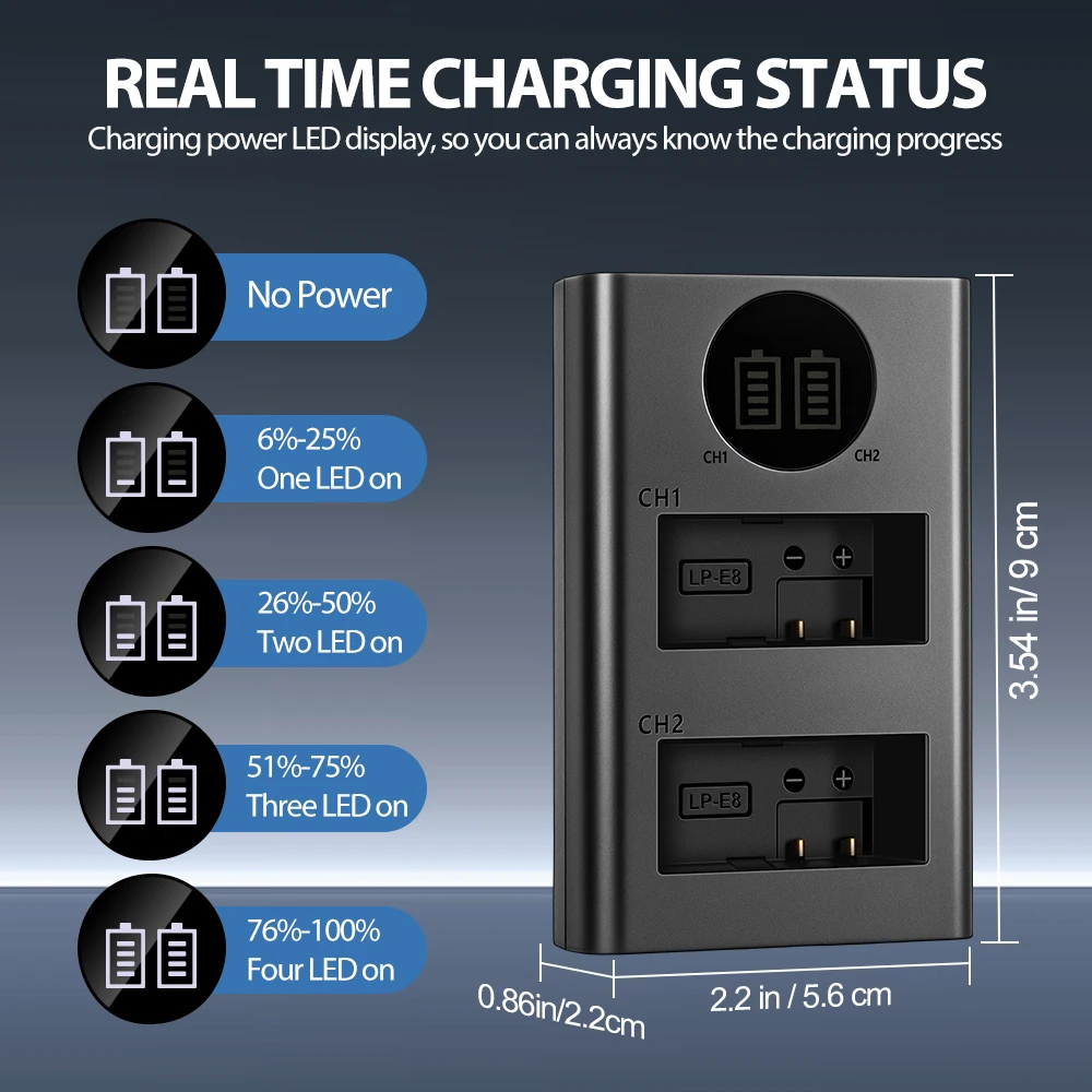 LP-E8 Camera Batter…