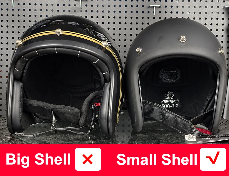 3-Druckknopf-Visier für Jet-Helme, Universelles Zubehör für Kleine Motorrad- und Rollerhelme – Detail 1