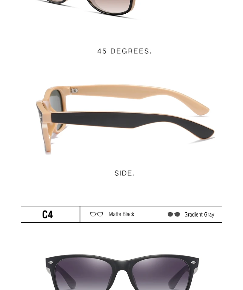 CRIXALIS Polarisierte Sonnenbrille für Herren, Retro-Spiegelbrille, für Herren, zum Fahren, Vintage, Reisen, Angeln, klassische Sonnenbrille für Damen, 400 – Detail 15