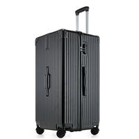 Oversized 26/40/50/60 inch Luggage Thickened Trolley Case Cipher Suitcase ABS Large Capacity Aluminum Frame Zipper