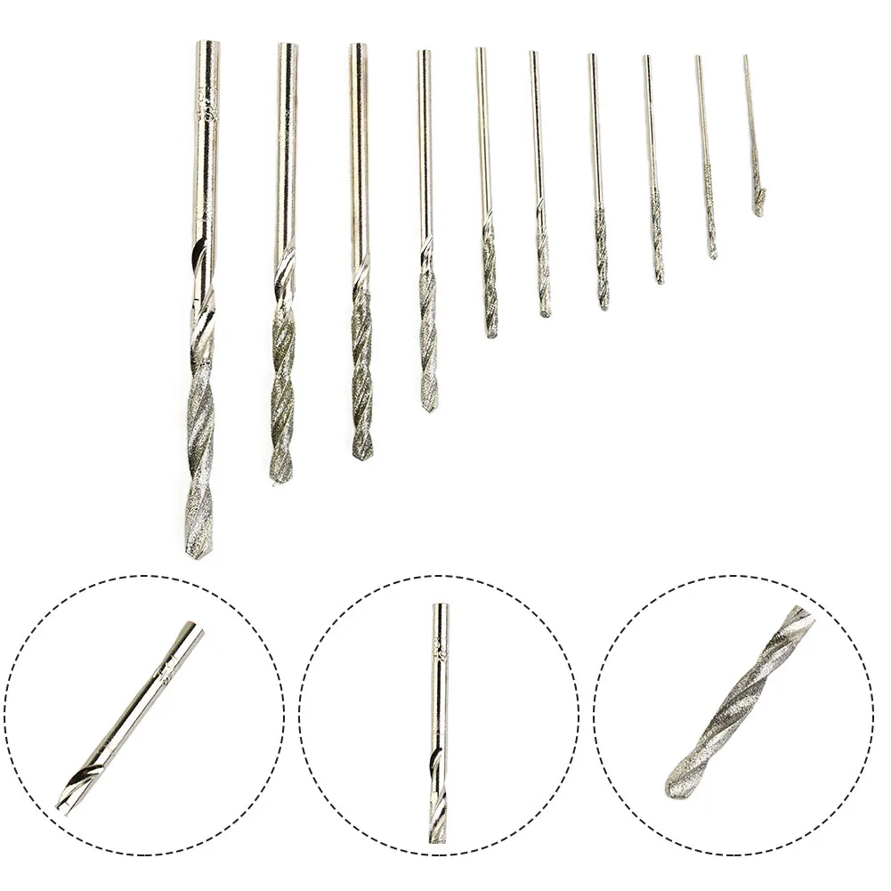 

Mini Drill Bits Drill Bits 10Pcs Drill Bit Drill Bits High Hardness Gemstones Jade Metal Pearls Pendants Agate