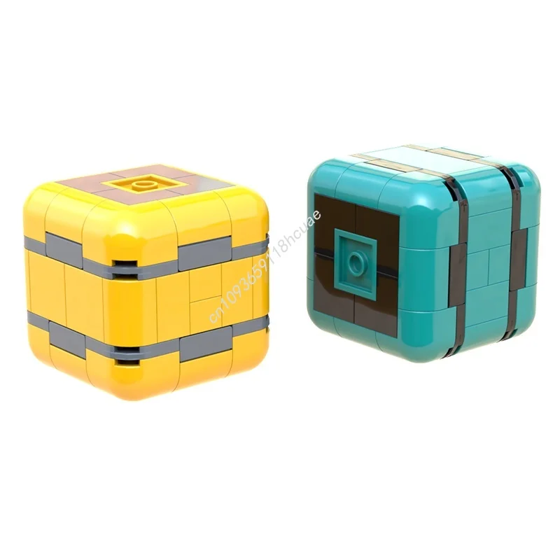 ตัวต่อ MOC ขนาดใหญ่ รูปทรงกล่องกลม 230 ชิ้น ชุดเสริมสำหรับประกอบโมเดล ของขวัญคริสต์มาส ของเล่นตัวต่อ DIY ไอเดียประกอบเอง ของขวัญวันเกิด