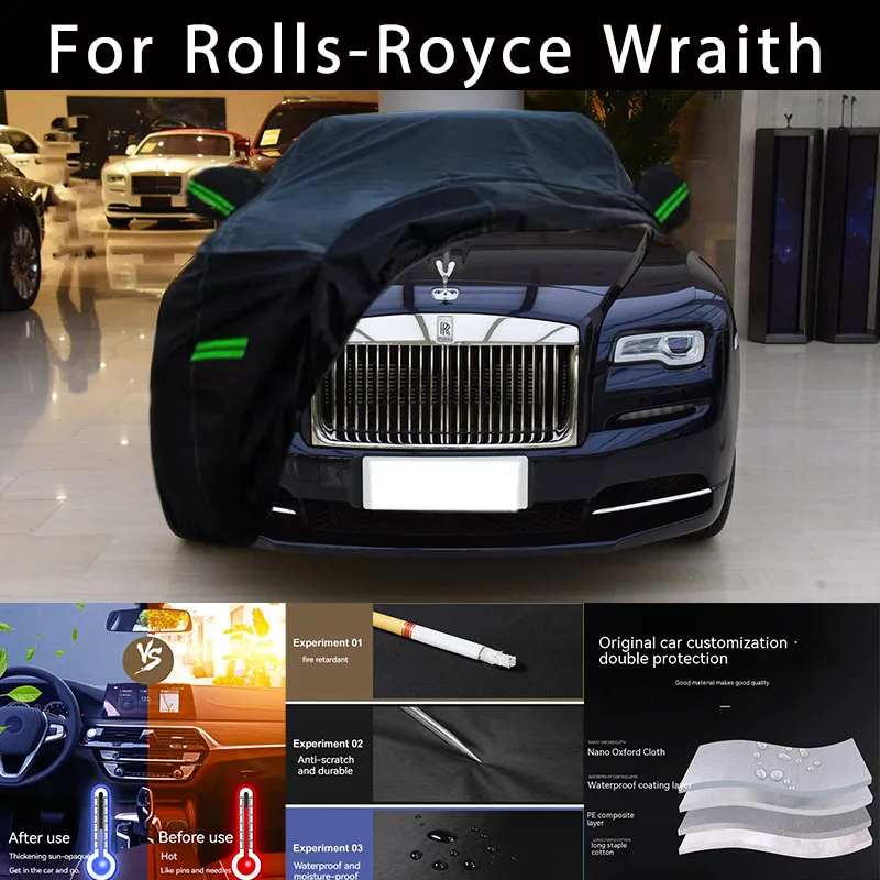 

For Rolls-Royce Wraith Outdoor Protection Full Car Covers Snow Cover Sunshade Waterproof Dustproof Exterior Car accessories