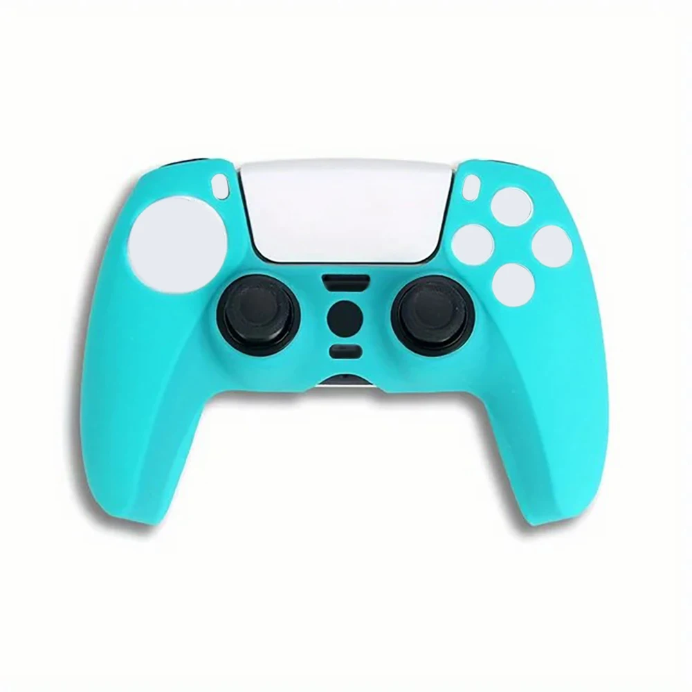 PS5-Controller-Skin, rutschfeste Silikonhülle, Schutzhülle, Griffhülle, staubdicht, geeignet für PS5 Playstation – Detail 17