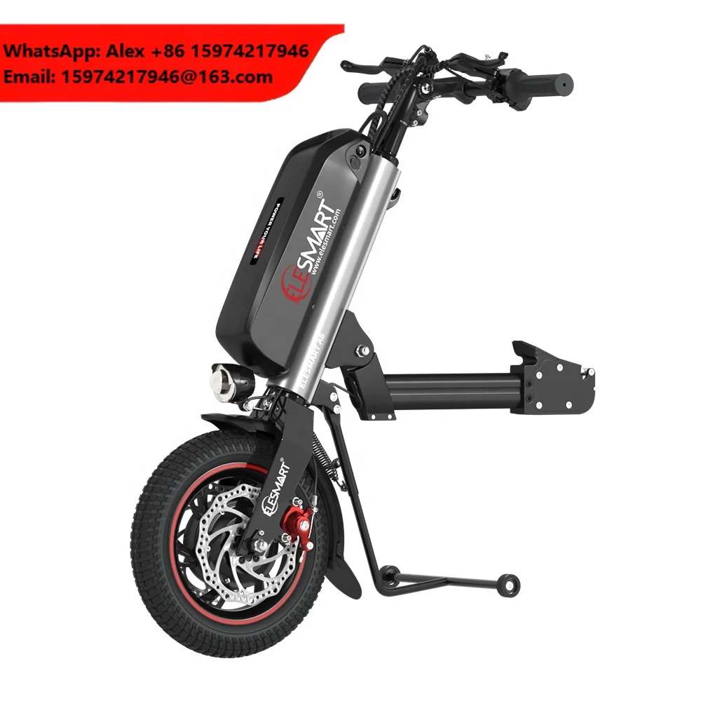 A6 36V/48V 500W Electric Handbike Wheelchair Power Attachment With Optional Battery