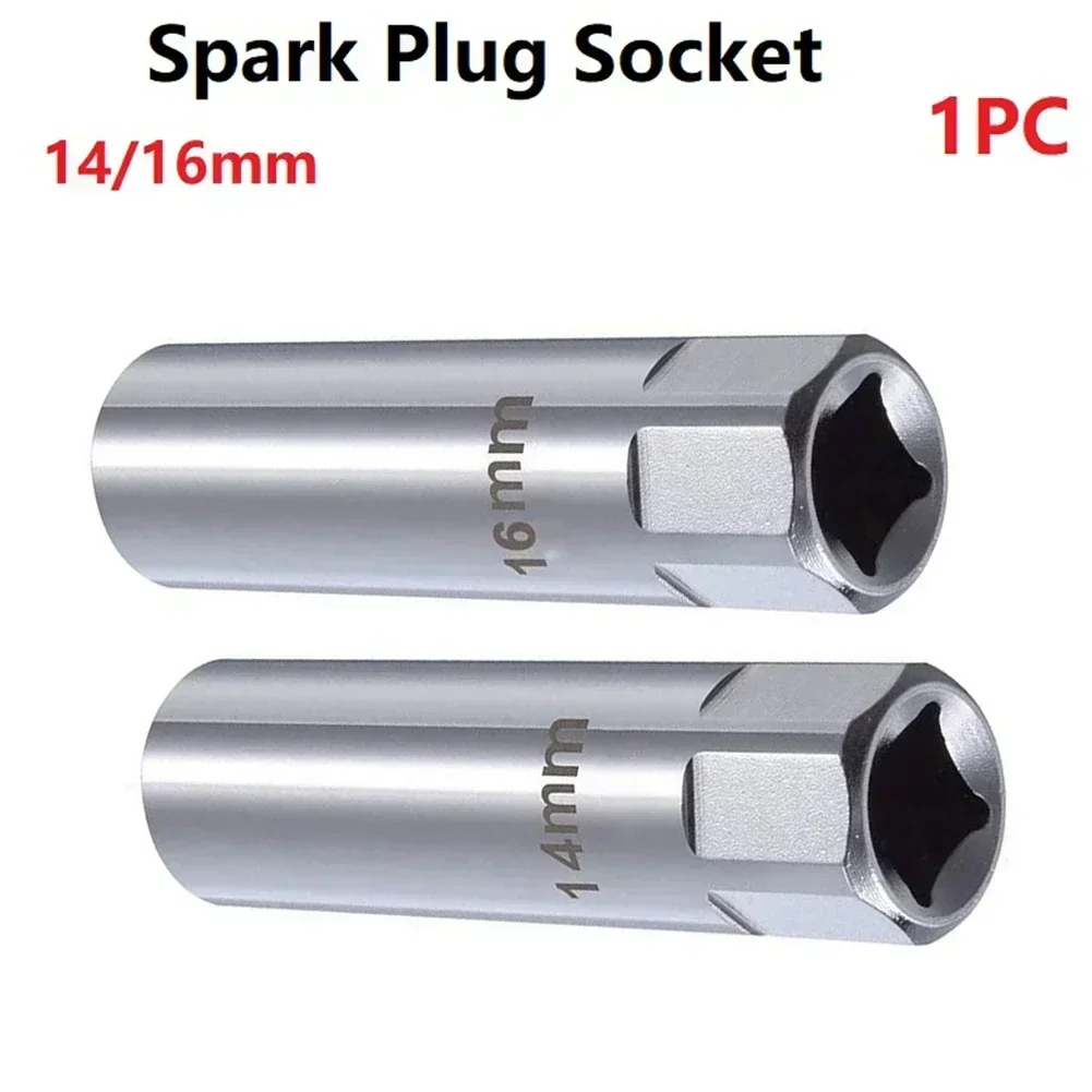 Car Spark Plug Socket Magnetic Spark Plug Wrench Spark Plug Removal Auto Repair Tools Practical Accessories 14/16mm