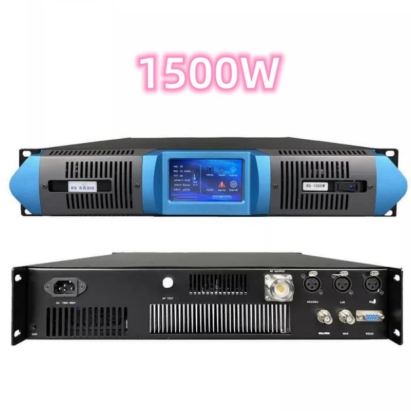 1.5kw 1500w Fm Transmitter Long Range Broadcast Radio Station Equipment