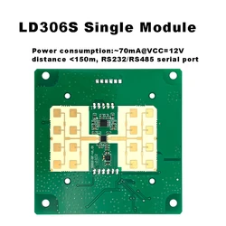 Nuovo modulo Radar di velocità 24G Hi-Link HLK-LD306S sensore di monitoraggio del Feedback della velocità del veicolo del traffico comunicazione seriale RS485