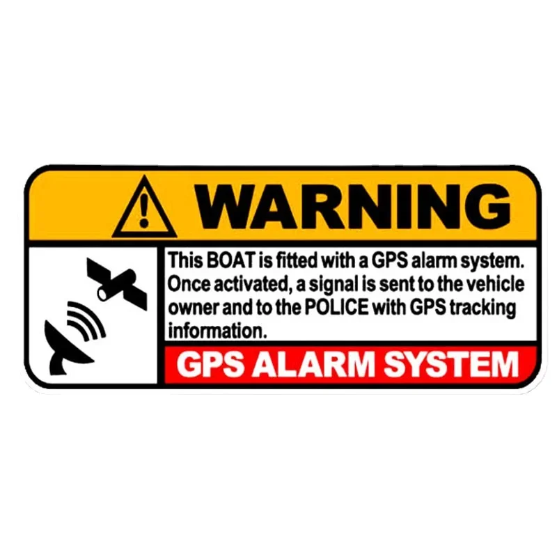 

Warning GPS Automatic Tracking System High Quality Car Sticker Waterproof Sunscreen Vinyl PVC Decal,KK