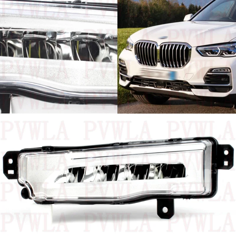 

Left Side LED Fog DRL Daytime Running Lights Lamp 63177406365 For BMW X5 G05 2018 2019 2020 2021 2022 2023