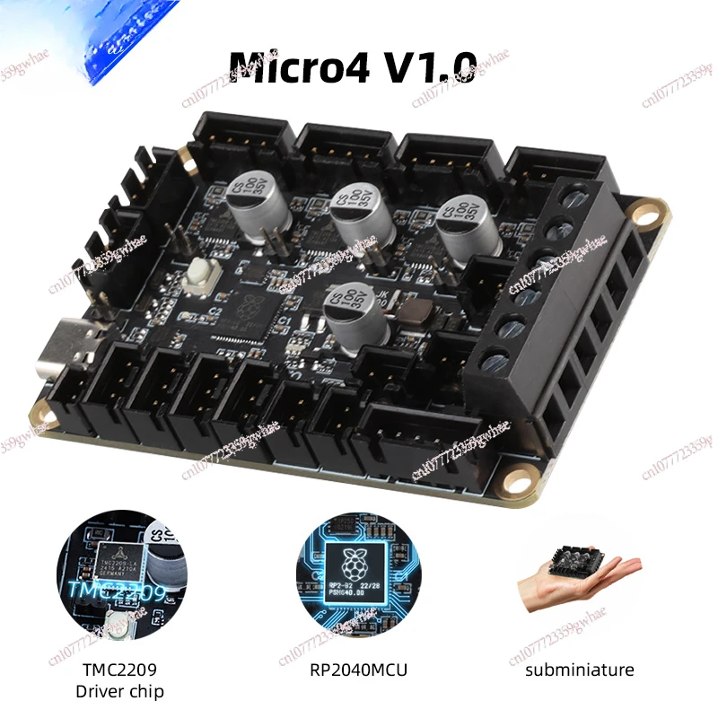 Mini 4 Axis Flying Micro4 V1.0 3D Printer Main Board for DIY Retrofit