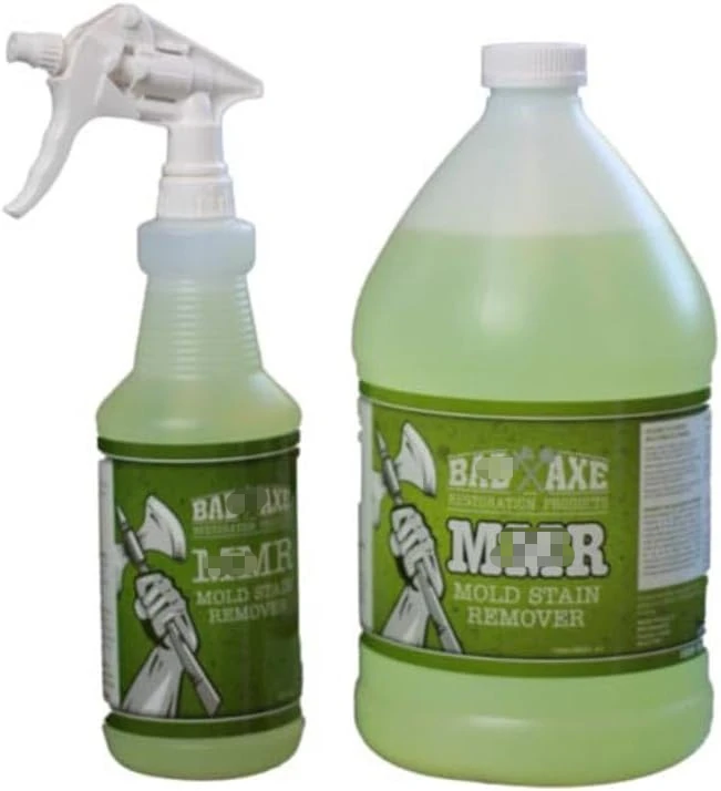 

Instant Mold & Mildew Stain Remover, Contractor Grade Professional Cleaning Solution with Odor Removal, 1 Gallon & 32oz Set