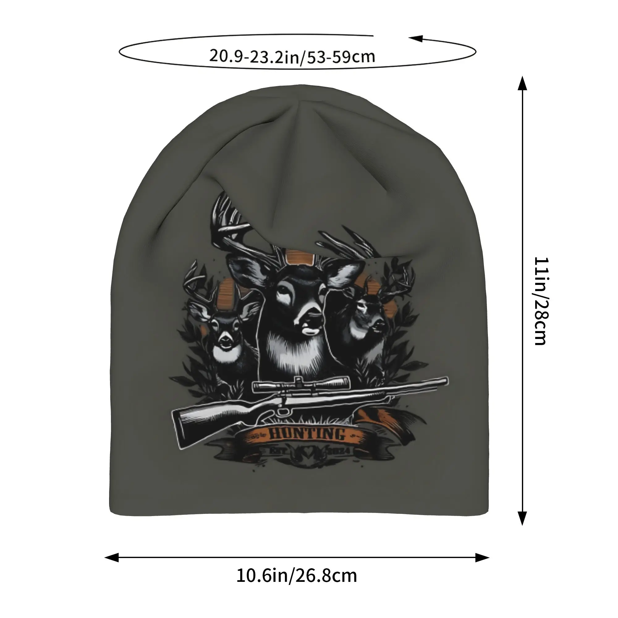 Deer Hunter Thin Hat Bonnet Hats Autumn Styles  Skullies Beanies Caps Men Women's Street Ski Cap
