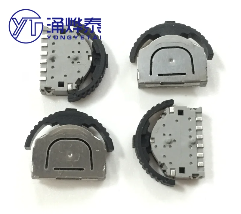 

Free shipping Lever switch 6+2 pin the bulk of trackwheel toggle switch left and right multifunction switch with press