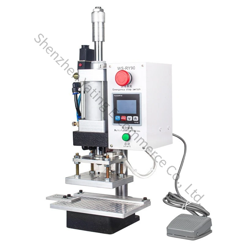 Pneumatic Bronzing Machine Branding PU Leather Marking Hot Pressing and Laminating Melt Wood Hot Stamping Embossing Indentation - view 5