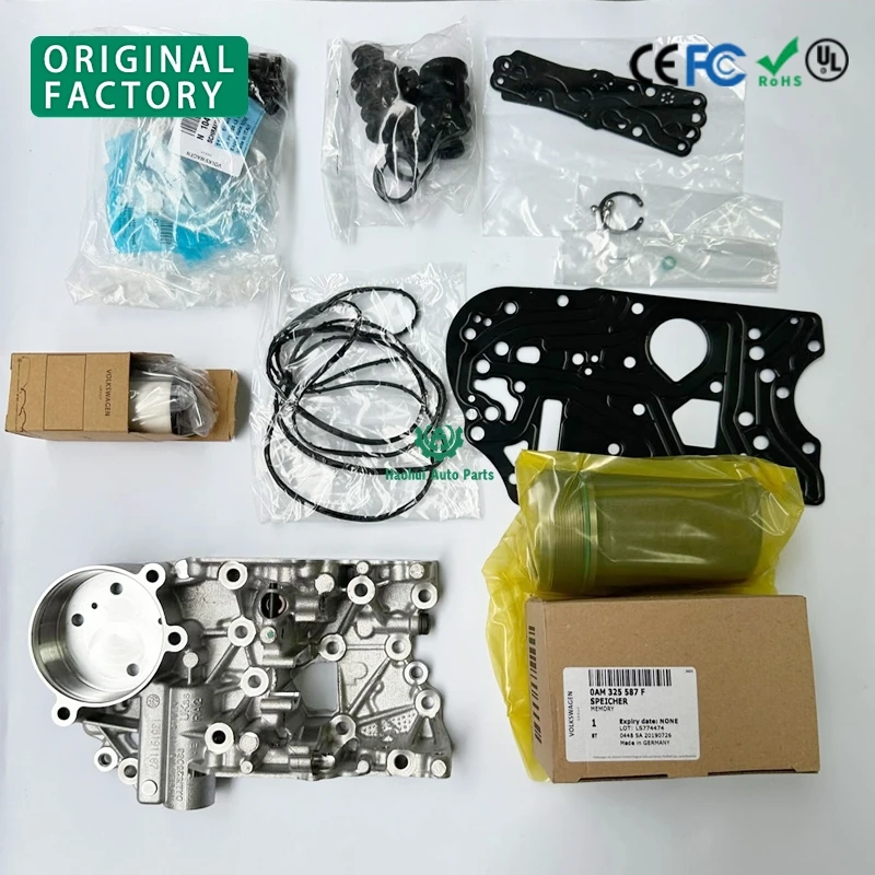 Original Genuine DQ200 DSG-7 0AM Mechatronic Repair Kit+Valve body Accumulator Housing for Audi VW Seat Skoda OAM 325066