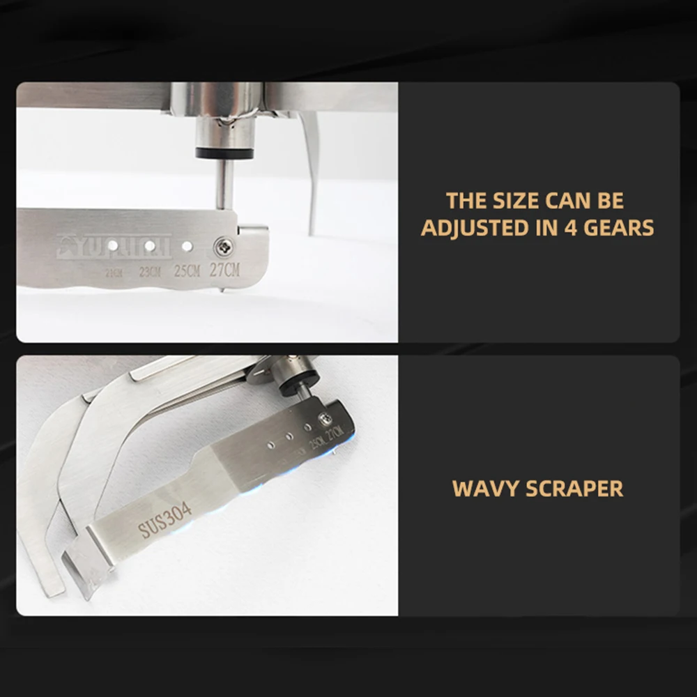 آلة توزيع الفطائر المصنوعة من الفولاذ المقاوم للصدأ، أداة عجين قابلة للطي، صانع فطيرة