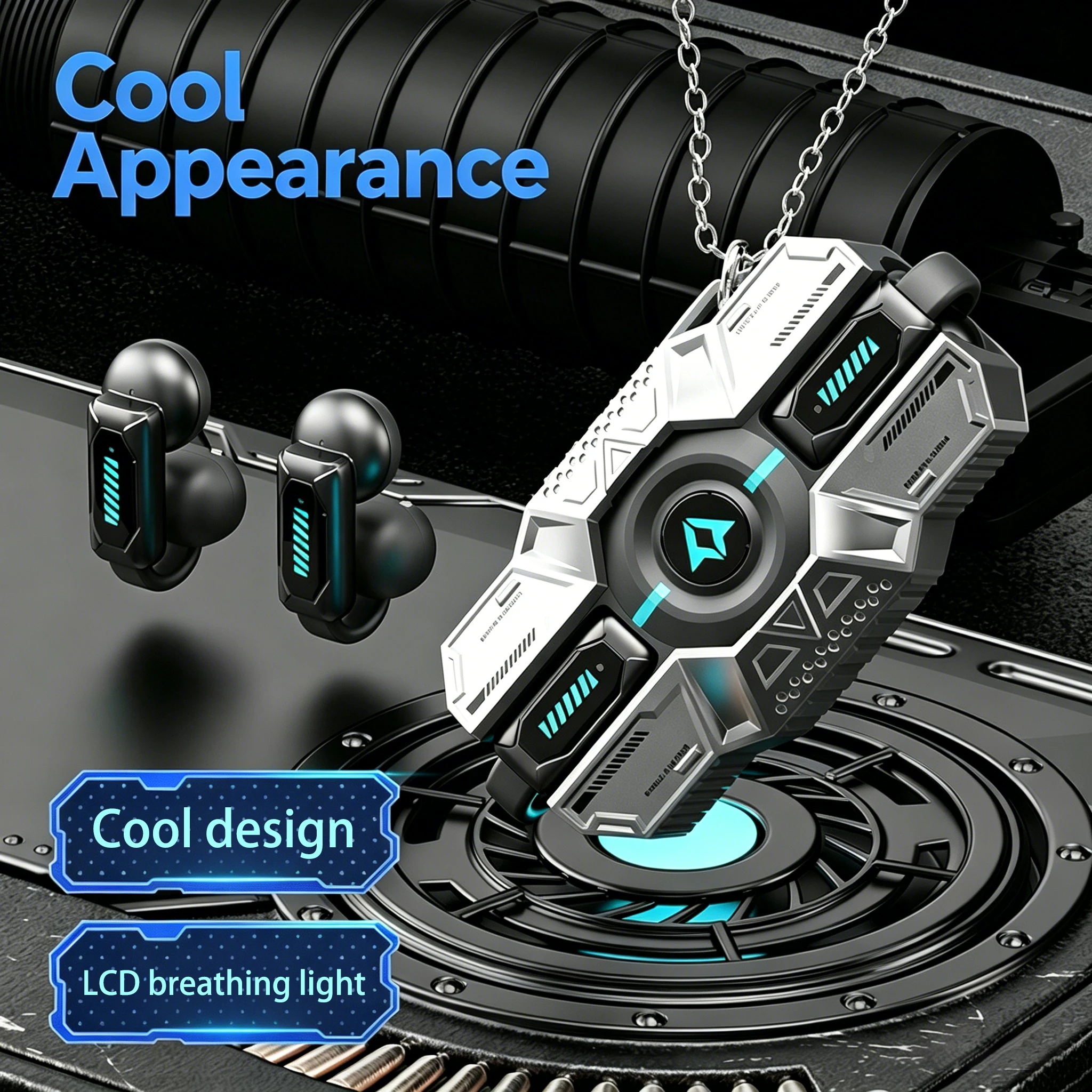 Low Latency Bluetooth 5.4 Gaming Earphones with Breathing Light Atmosphere Full High Aesthetic Value Digital Good Earbuds