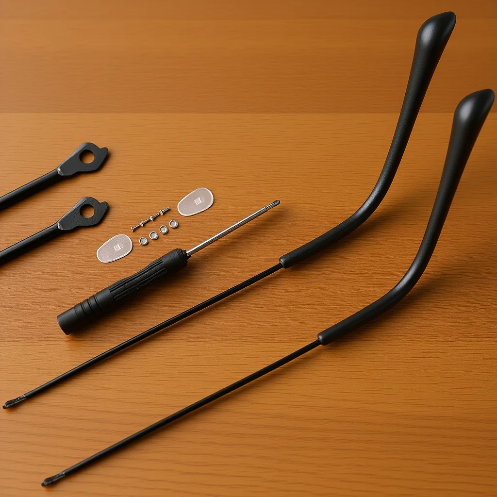 

1 Pair Metal Glasses Temple Replacement Universal Alloy Eyeglass Arms Legs Nonslip For Sunglasses Eyewear Repair Kit