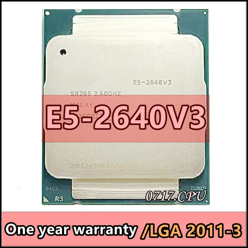 E5 2,6 v3 e5 2011 v3 prozessor sr205 ghz 8 core 90w sockel lga 64046-3 cpu e5 v3 E5-2640V3 cpu