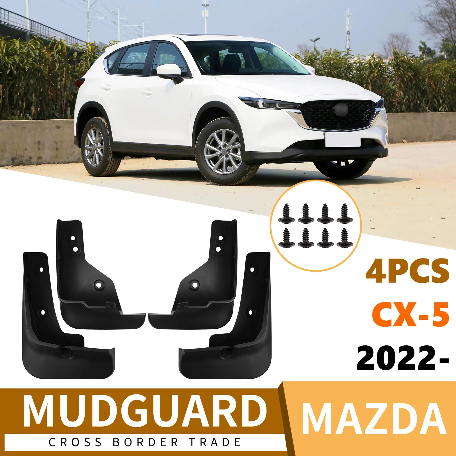 Car fenders are suitable for Mazda CX-5 2022 car tire fenders car accessories mud flaps fender flares