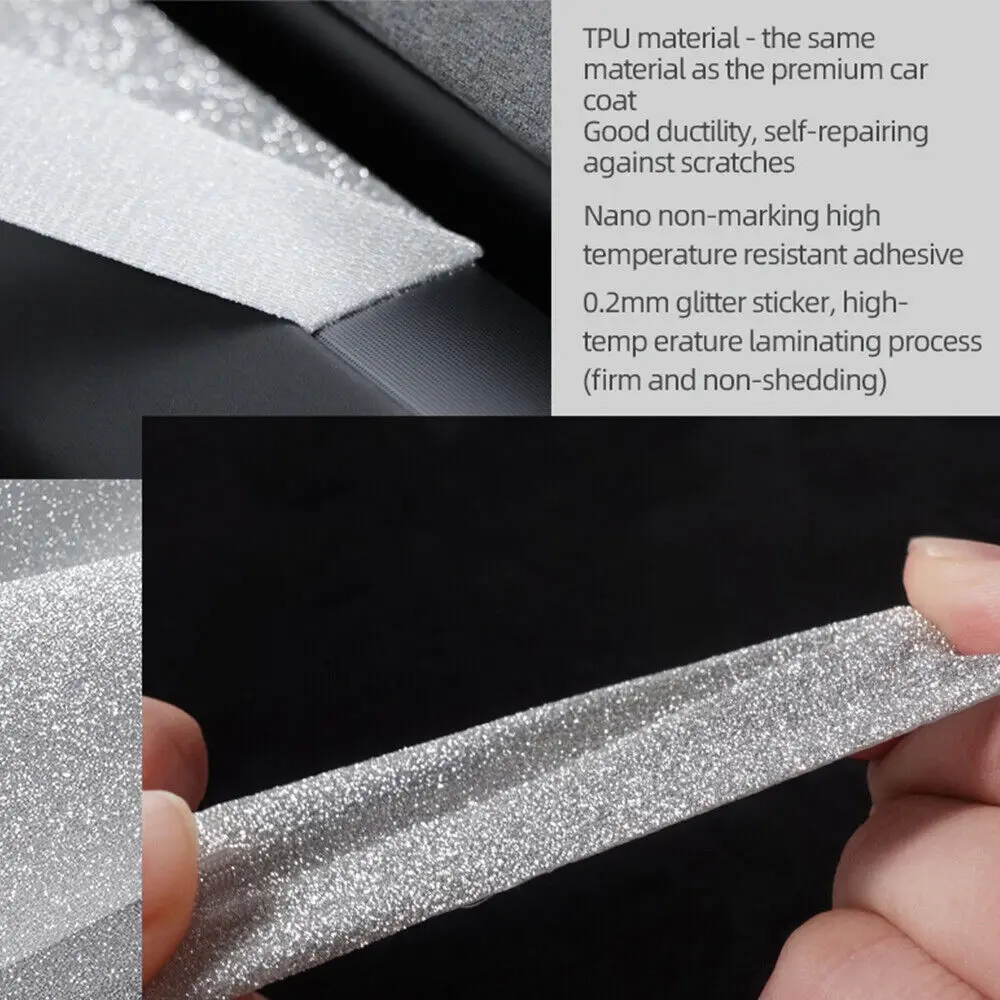 لامعة مشرق طبقة من البولي يوريثان الحراري الداخلية وحدة التحكم منفذ الهواء غطاء الكسوة لفورد موستانج بلينغ ملصق مائي #5